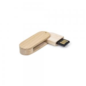 Pen Drive Bambu Giratório 4GB/8GB/16GB/32GB      